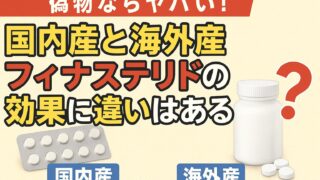 【偽物ならヤバい！】国内産と海外産フィナステリドの効果に違いはある？ 